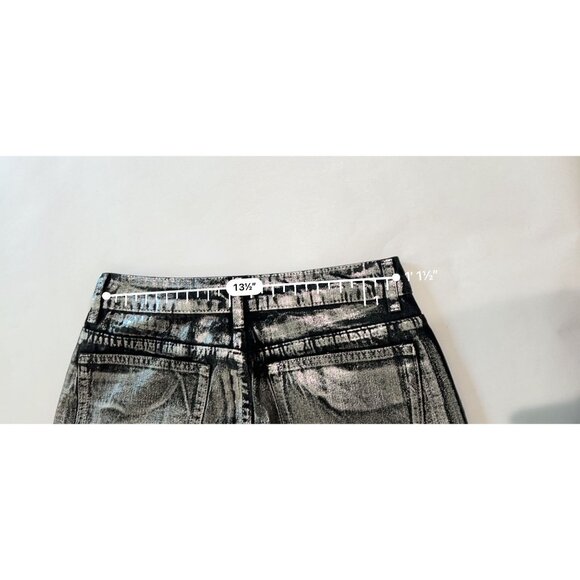 1st Urbanfit Metallic Jeans in Silver - Picture 4 of 5